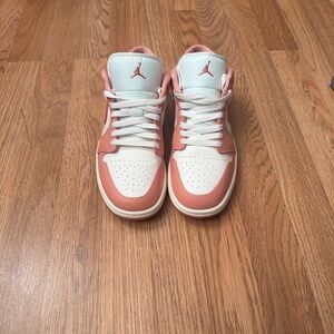 Jordan Womens' Sneakers in Pink and White